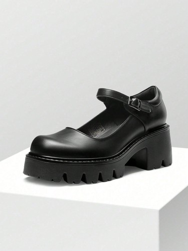 Women's Mary Jane Shoes For Women,Platform Dress Low Heel Chunky-JZH7 - Picture 51 of 54