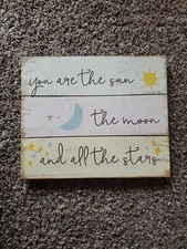 Wooden Sign Baby Shower Gift Nursery Wall Decor