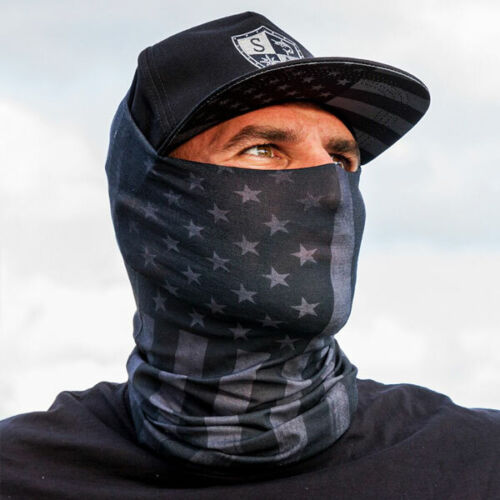 Salzrüstung Verdunkelung amerikanische Flagge Gesichtsmaske Schild Sturmhaube Nackengamasche - Bild 2 von 7