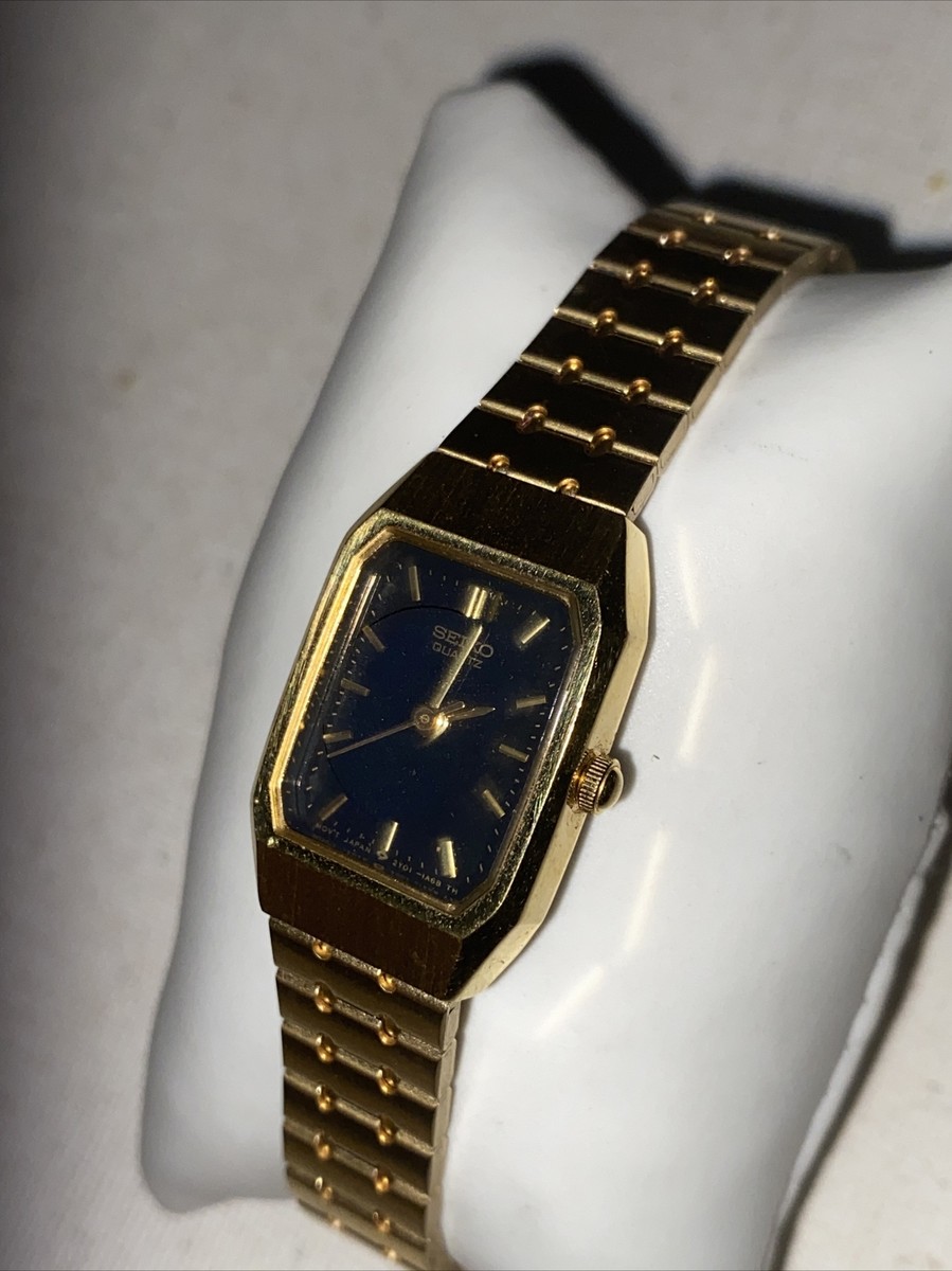 SEIKO 真鍮・ガラス目覚時計　ビンテージ Black Face 正確に稼働 Vintage SEIKO 2Y01-5D1H Quartz Watch SYY026 Dummy Salesman