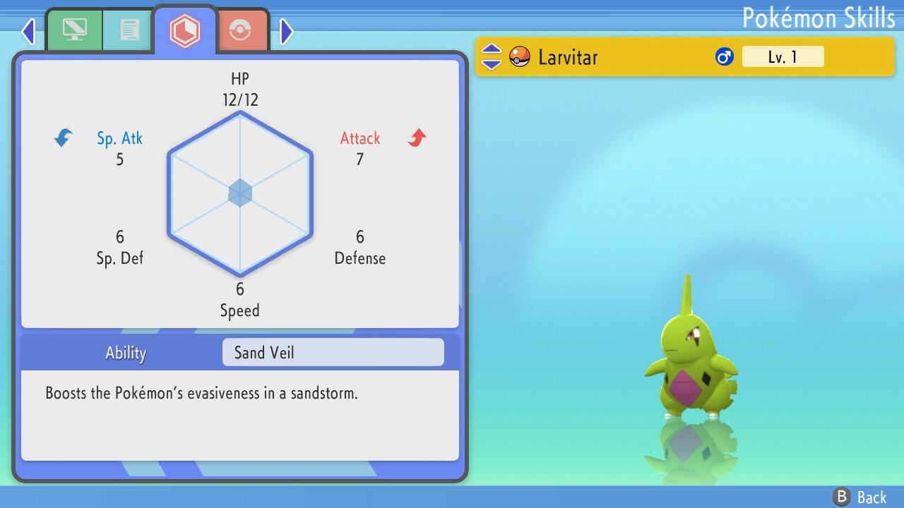 Ultra Shiny 6IV Larvitar Pokemon Brilliant Diamond Shining Pearl Fast Trade eBay