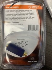 Cables to go Bi-Directional RCA to S-Video Adapter 45301