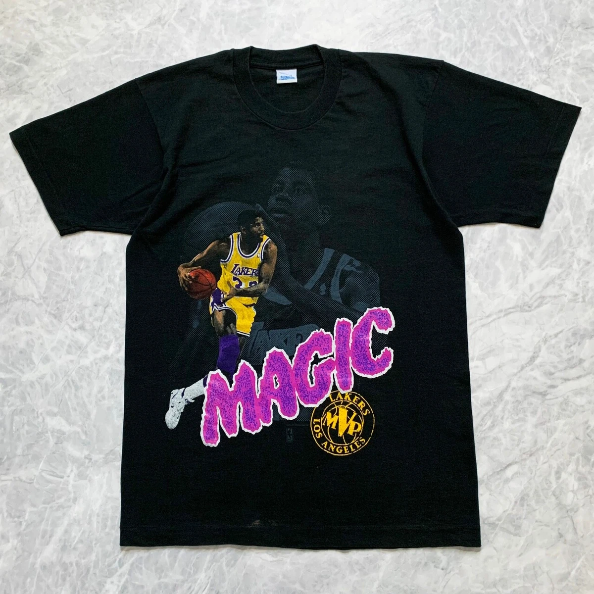 Nba Basketball Vtg Magic Johnson 46 XL Los Angeles Lakers Sand Knit Je – Rare_Wear_Attire