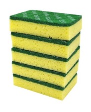 24 XXL Scheuerschwamm 150x100x28mm K&uuml;chenschwamm Reinigung Topfschwamm GELB