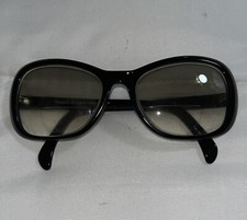 Vintage Charles Jourdan Eye Glass or Sunglass Frames Black With Gold Accents