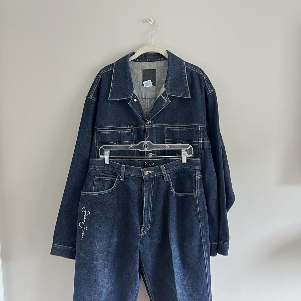 Vintage Sean John Denim Mens Jean Set