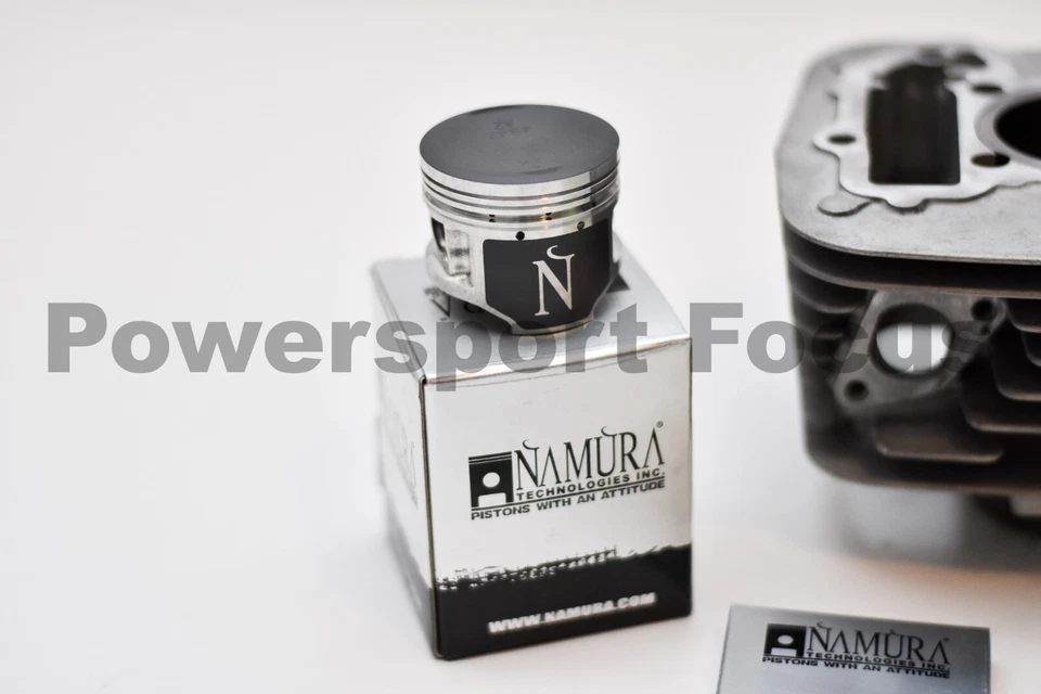 Yamaha Breeze Grizzly 125 1989-2013 jarra de cilindro OEM con pistón nuevo y kit de extremo superior Foto 3 de 4