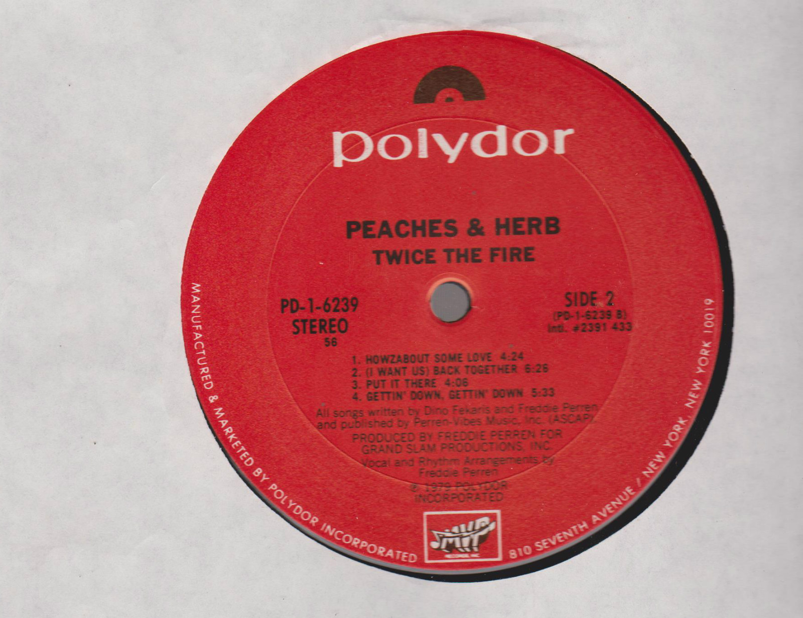 LP Peaches & Herb Twice the Fire US 1979 polydor MVP PD16239 OIS eBay