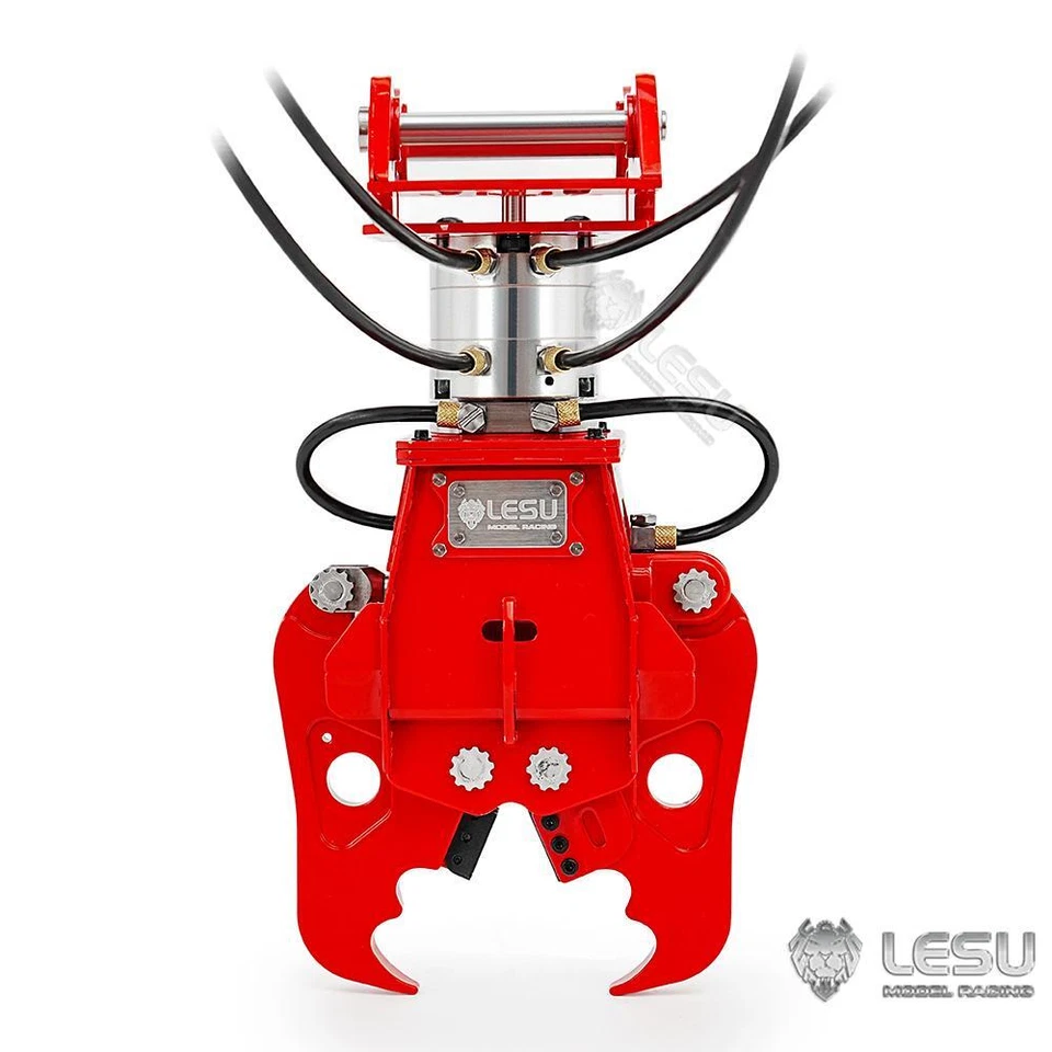 270°Rotatable Metal Hydraulic Shear Clamp for LESU Aoue C374F 1/14 RC Excavator - Image 4 of 4