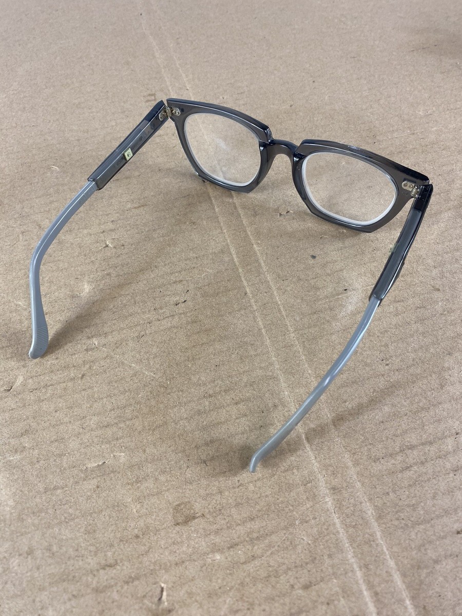 Vintage 60s 70s Horn Rim Wilson Adjustable Safety Glasses Work