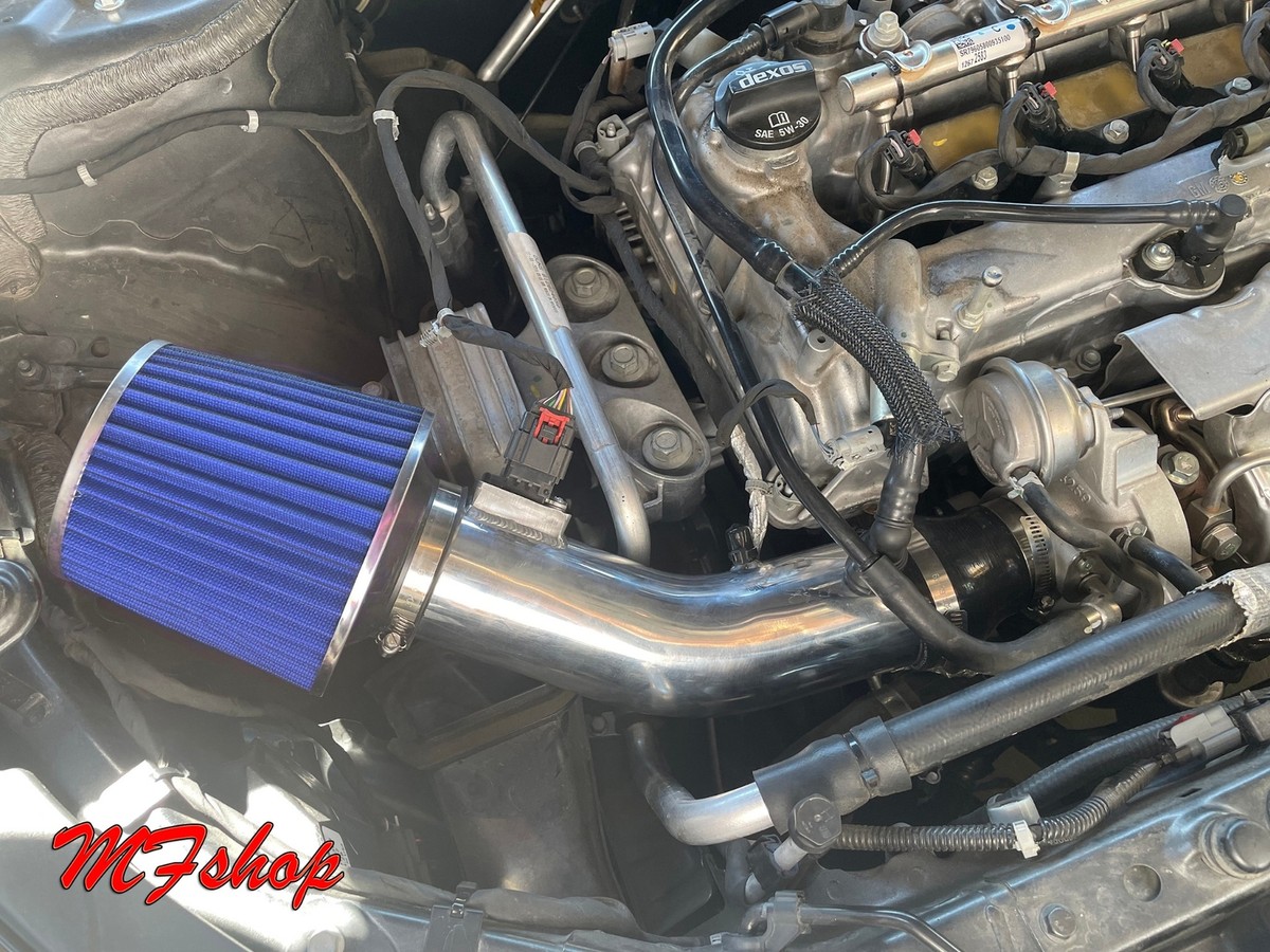 Black Blue Air Intake Kit For 2016-2021 Chevy Malibu L LS LT RS 