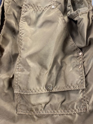Vintage Dan’s Hunting Gear Briar Proof Vest USA Brown Zip Up Dog Days USED READ - Picture 6 of 24