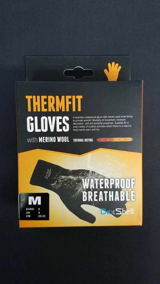 Guantes impermeables DexShell ThermFit con forro de lana merino - varios colores Foto 4 de 4