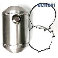 16''x 10 Gas Tank/ Fuel Tank 5 Gallons 1/4" NPT Spun Aluminum- Off-Road/Rat Rods