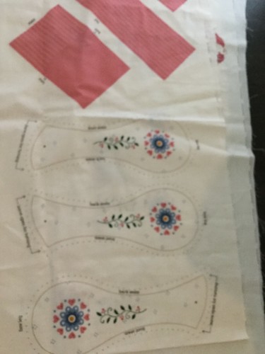 VIP Cranston Prancing Rocking Horse Fabric Panel Cut N Sew Vtg 80s Blue Pink - Picture 4 of 6