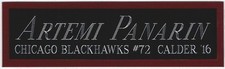 ARTEMI PANARIN CHICAGO BLACKHAWKS NAMEPLATE FOR AUTOGRAPHED SIGNED HOCKEY JERSEY