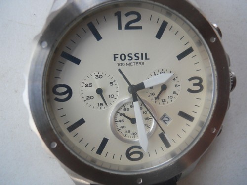 chronograph black rubber band Analog 