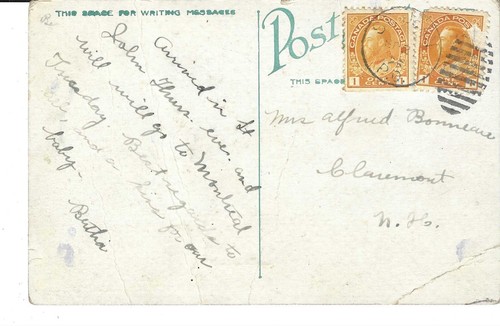 POSTCARD C. P. R. BRIDGE ST. JOHNS QUEBEC PONT DU C. P. R. SAINT-JEAN QUEBEC - Picture 2 of 2