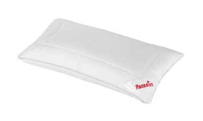 Paradies Softy Duett Plus Bio Kopfkissen Kissen Baumwollbezug Weiß 40 x 80 cm