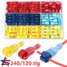 440/60x Quick Splice Lock T Tap Wire Crimp Cable Terminals Connectors Kit