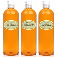 PURE WHEAT GERM CARRIER OIL ORGANIC COLD PRESSED 2 OZ 4 OZ 8 OZ -UP TO  7 LB