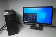 Lenovo ThinkCentre M73 Intel Core i5 3.30GHz 1TB 16GB Wi-Fi  P2214H 22" Monitor