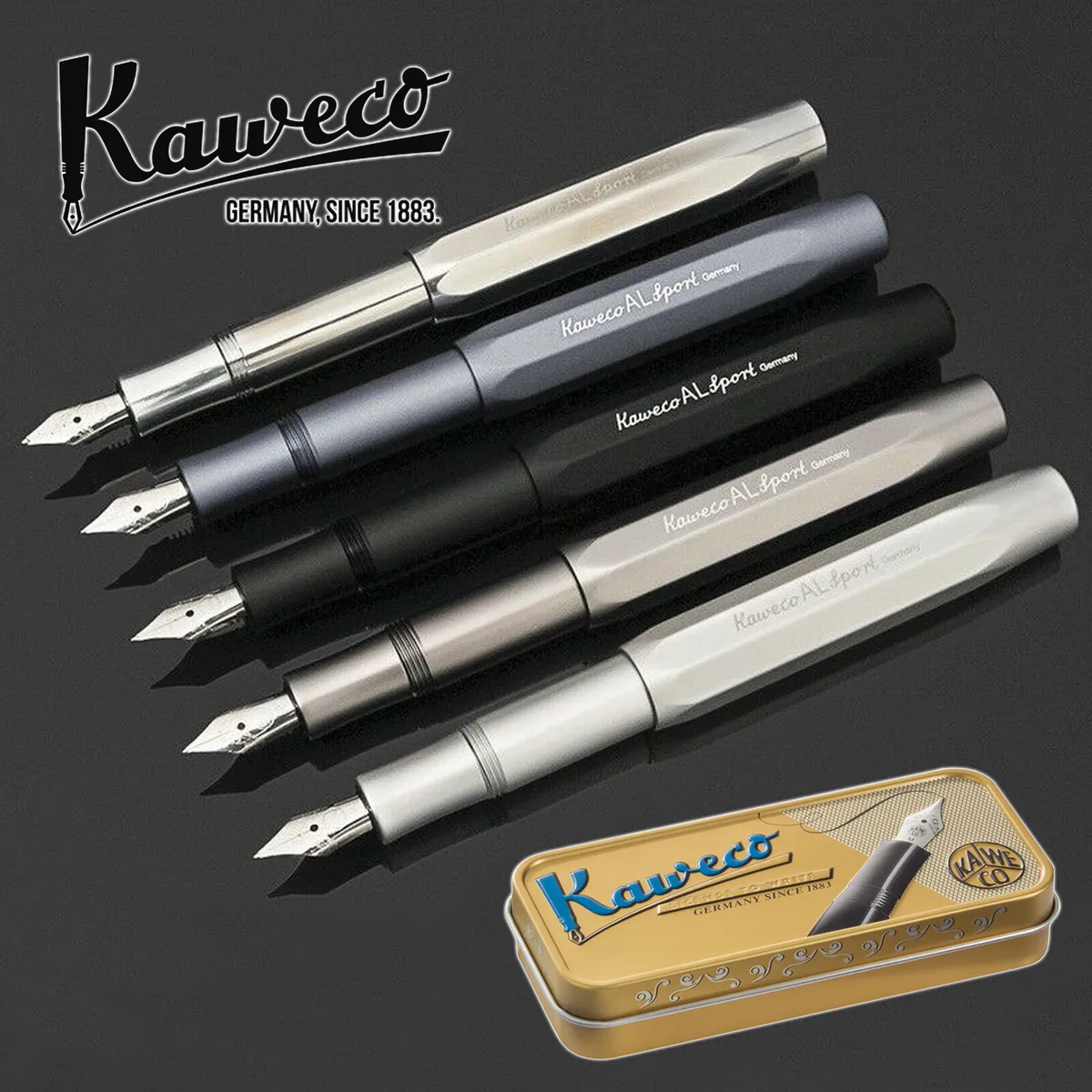 Kaweco AL Sport Pocket Fountain Pen - Choose Colour & Nib Options