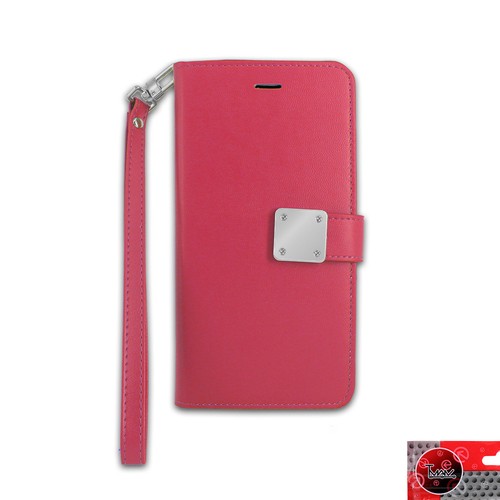 Für Apple iPhone XR Leder Doppel Folio Karten Halter Ausweis Rahmen Wallet Cover Case - Bild 19 von 28