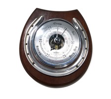 Horse Trophy Barometer - Horse Racing Stables Study Office Decor Vintage