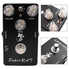 Upgraded Pro Co RAT Overdrive Distortion Fuzz Boost LM308 Guitar Effects Pedal