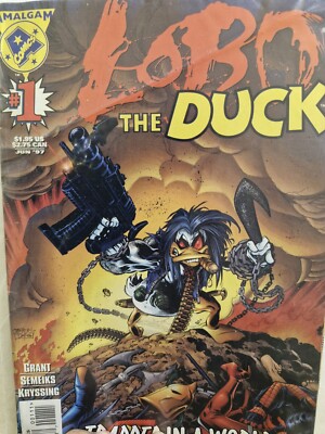 Lobo the Duck Vol 1 (1997) - Amalgam Comics - RARE.