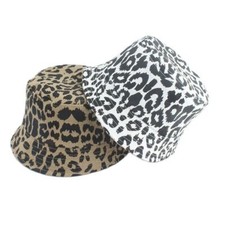 Cow Print Hat - Kids Summer Fashion Bucket Cap Breathable Cotton Fisherman Hats