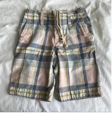 Short cargo 8T Abercrombie kids white pink vintage