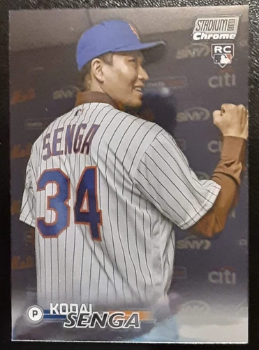 2023 Topps Stadium Club Rookie RC Card Chrome Parallel #185 - Kodai Senga