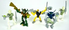 5 Lego McDonalds Bionicle Figures 2006-08- Toa Matoro Gali Zaktan Bitil- Clean!