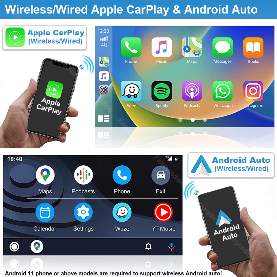 Radio estéreo para automóvil Kia Sportage Android 13 Carplay 2010-2016 WIFI GPS NAVEGACIÓN BT Foto 4 de 4