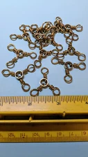 Fishing Brass 3 - Way Swivels Size 1/0 48 Pieces - Ships From USA