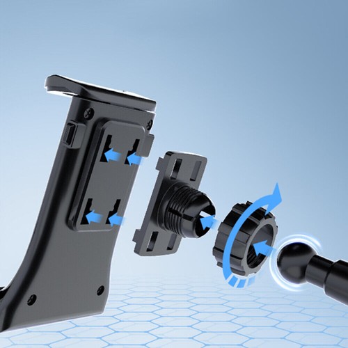 Universal Car Mount Car Cup Holder Phone Stand For 4.7-12.9" iPhone iPad Tablet - Picture 6 of 12