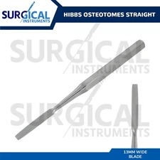 HIBBS Osteotome Surgical Orthopedic Instrument 9" 1/2" Straight German Grade