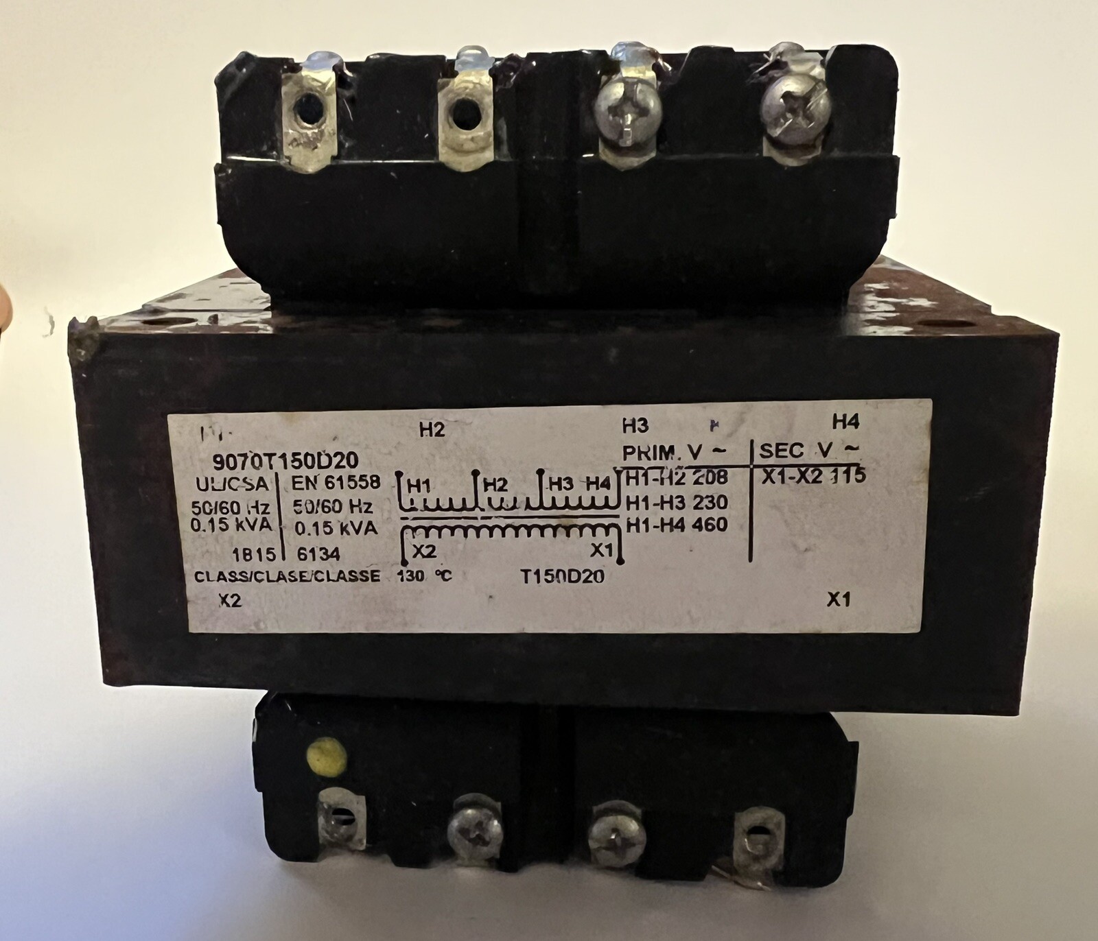 SQUARE D 9070T50D20 Control Transformer for Hobart Dishwasher CL44EN