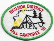 1991 Fall Camporee Neusiok District Tuscarora Council Boy Scouts of America BSA