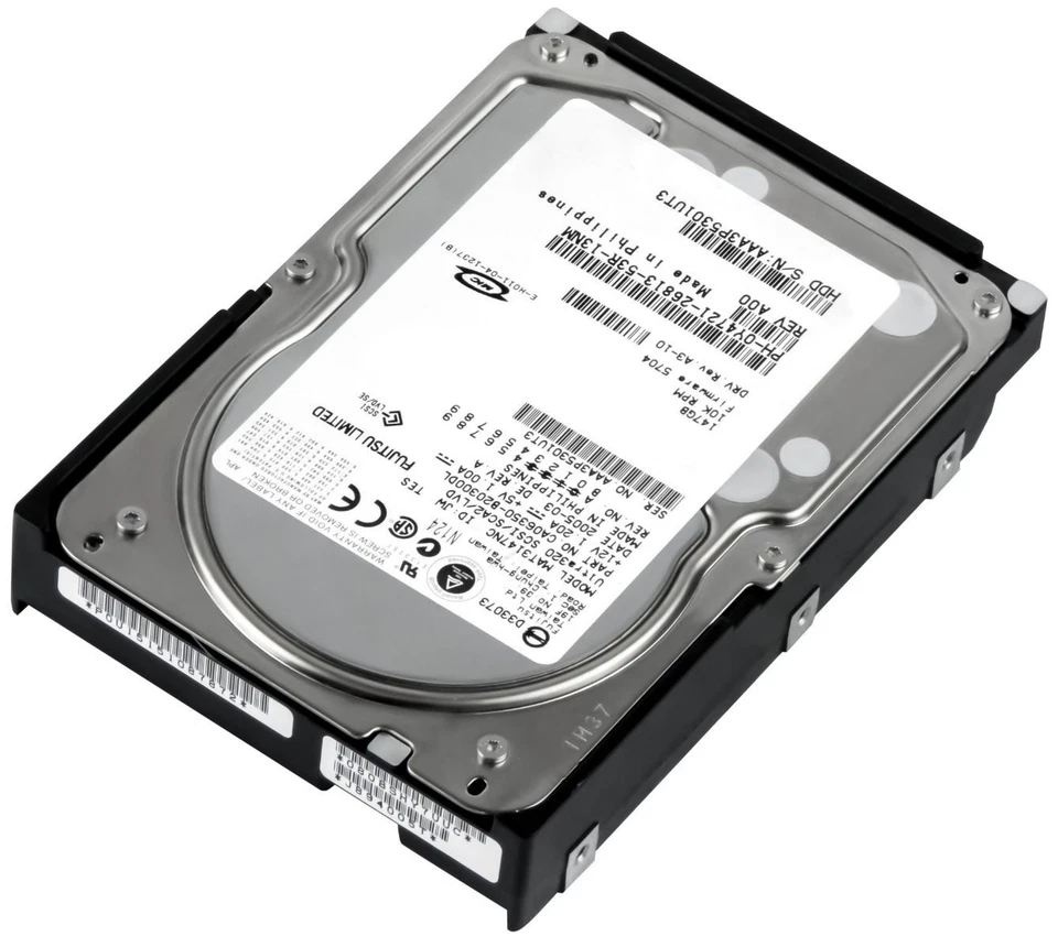 Hard Drive Dell 0Y4721 MAT3147NC 147GB 10000U/Min 8MB SCSI U320 3.5'' - Image 2 of 3