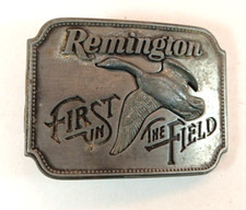 1980 Remington First in the Field Canada Goose Belt Buckle