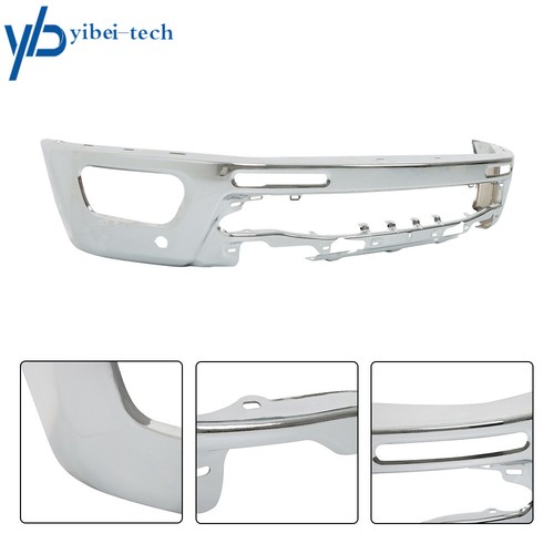 Chrome Front Bumper For 2019-2023 Ford Ranger With Sensor Holes LB3Z17757A - Picture 10 of 11
