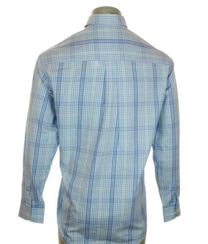New Men's Club Room Long Sleeve Shirt £48 Large Xlarge Button Collar Down Blue - Picture 2 of 3