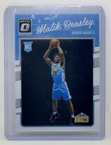 2016-17 Donruss Optic #166 Malik Beasley Denver Nuggets Rookie 🏀🔥👀