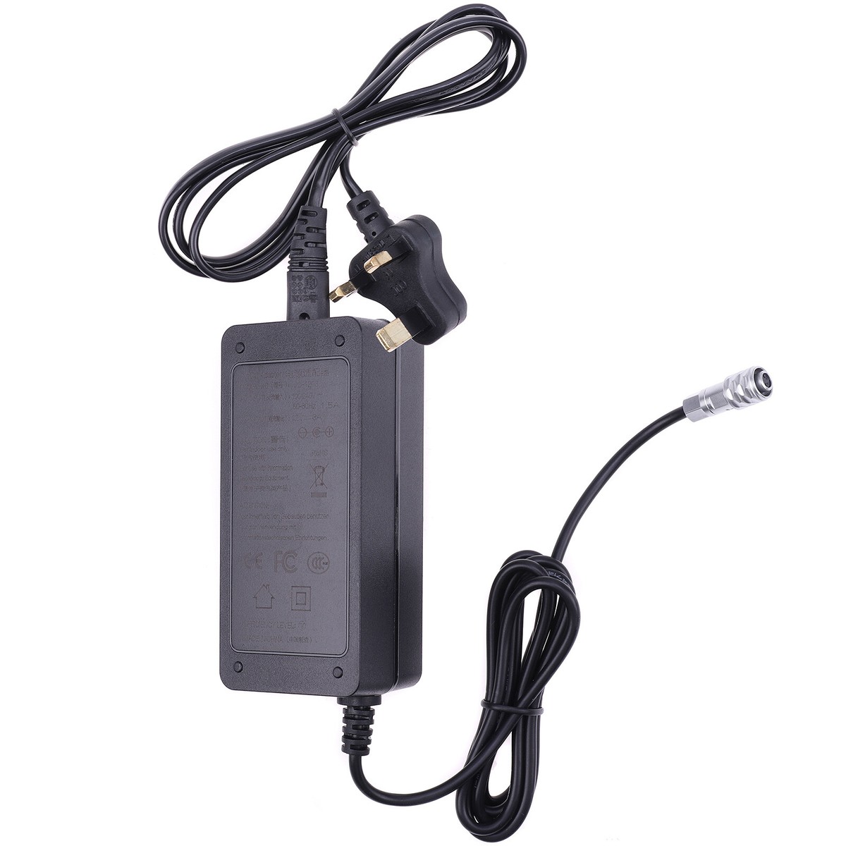 Lanparte Netzteilkabel Für Blackmagic Pocket Kamera – 12 V DC, 90 Grad Stecker, Bis 4 A