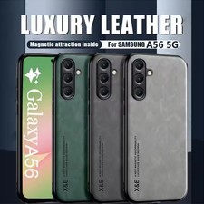 Case For Samsung S10 S20 S21 S22 S23 S24 S25 A52 A53 A54 A55 A56 A72 A73 Leather