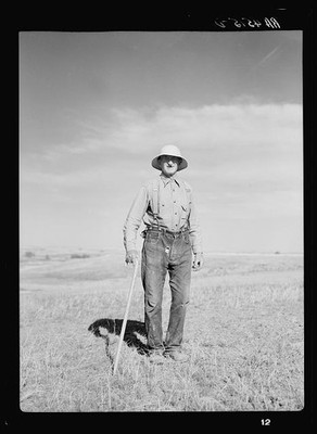 Photo:One of the original homesteaders. Pennington County, South Dakota