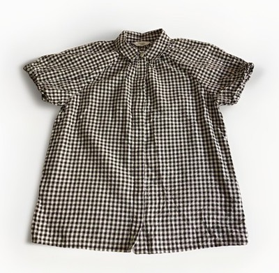Toast Women s Black And White Check Cotton Button Up Shirt Blouse Size Uk 8
